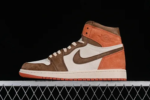 All categories Air Jordan Jordan series basketball shoes Air Jordan 1 High Air Jordan 1 High OG "Dusted Clay" AJ1 Joe 1 Dune cocoa high-top basketball shoes FQ2941-200